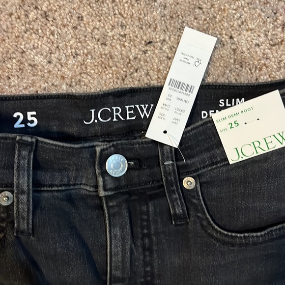 J.Crew High-rise slim demi-boot jean in Charcoal wash - Picture 8 of 8